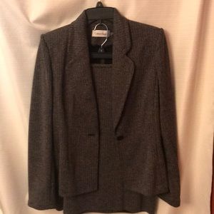 Calvin Klein skirt suit